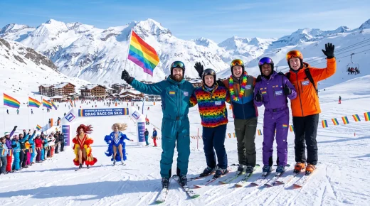 European Snow Pride in Tignes, France